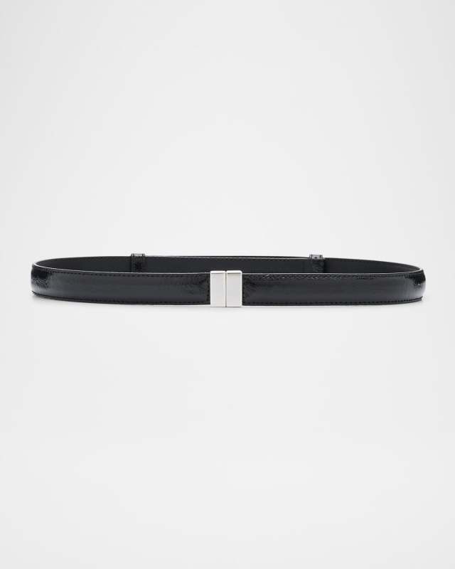 Slide Clasp Naplak Leather Belt